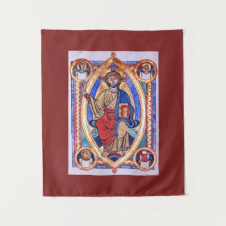 Tapete De Parede Cristo de Arte Religiosa Cristã em Majestade