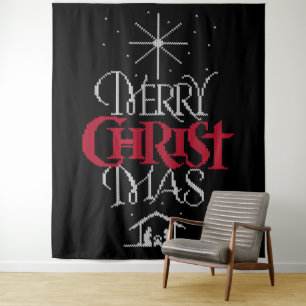 Tapete De Parede Cristo de Jesus, doce de Natal cristão