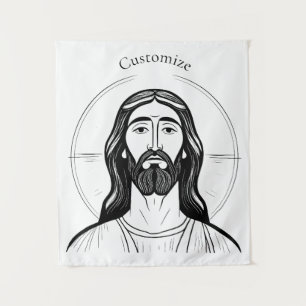 Tapete De Parede Cristo Jesus Thunder_Cove
