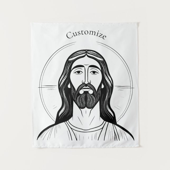 Tapete De Parede Cristo Jesus Thunder_Cove (Frente)