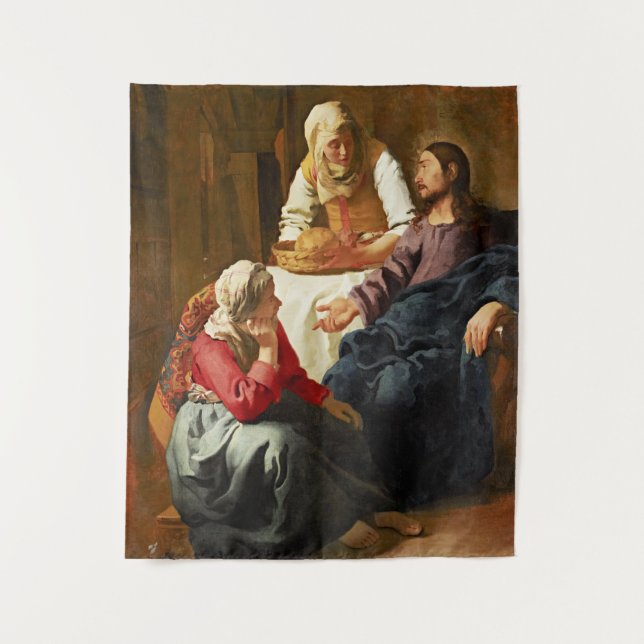 Tapete De Parede Cristo na Casa de Martha e Maria (Frente)
