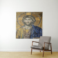 Cristo Pantocrator Mosiac Icônico Religioso Roman 