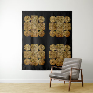 Tapete De Parede Cruz de Knotwork do céltico