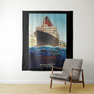 TAPETE DE PAREDE CUNARD OCEAN LINER AQUITANIA