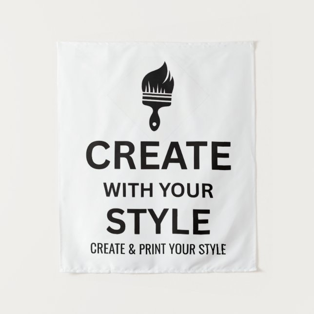 Tapete De Parede Custom 34x40" Personalized Company Tapestry (Frente)