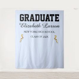 Tapete De Parede Custom Modern Senior Graduation Party Backdrop 