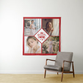 Tapete De Parede Custom Queen Mom Photo Collage Keepsake