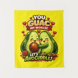 Tapete De Parede Cute Avocado Valentine’s Love Design, kawaii Love