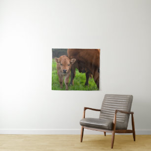 Tapete De Parede Cutest Baby Animals Cow & Calf