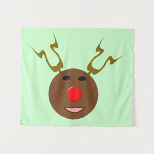 Tapete De Parede Cyber Christmas Reindeer