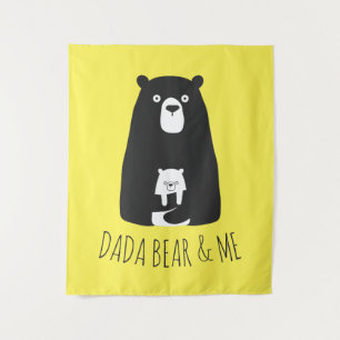 Tapete De Parede DADA BEAR & ME   Filhos Pais Filha Filho Dada Bear