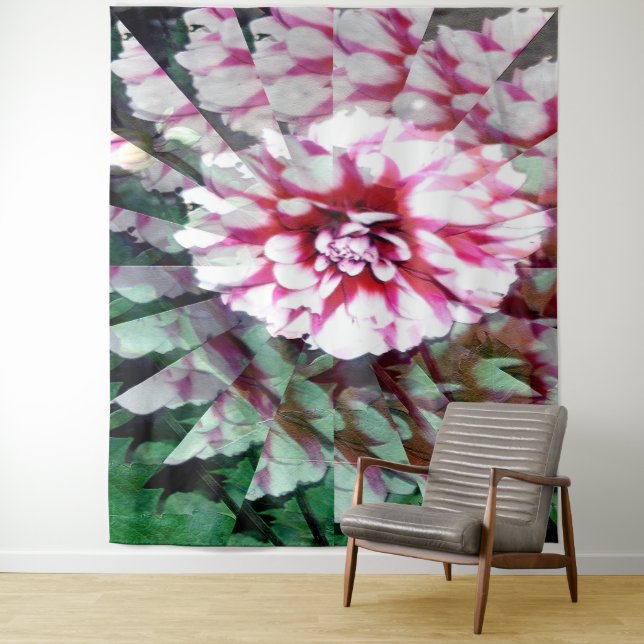 Tapete De Parede Dahlia twirl..... (In Situ)