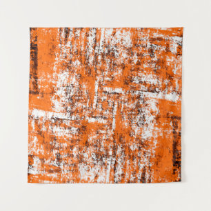 Tapete De Parede Dark brown grunge background. Black white orange o