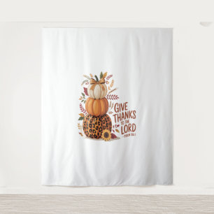 Tapete De Parede Dê Obrigados ao Senhor, caia Pumpkin