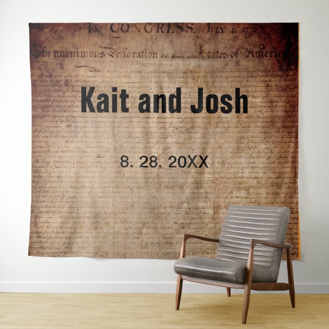 Tapete De Parede Declaração de Independência 📜 Histórica (In Situ (Horizontal))
