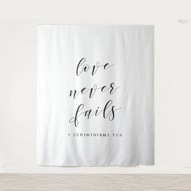 Tapete De Parede Decoração de fundo de casamento cristão para cerim (Frente)