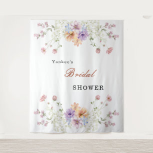 Tapete De Parede Decoração de Fundo de Casamento de Primavera com F