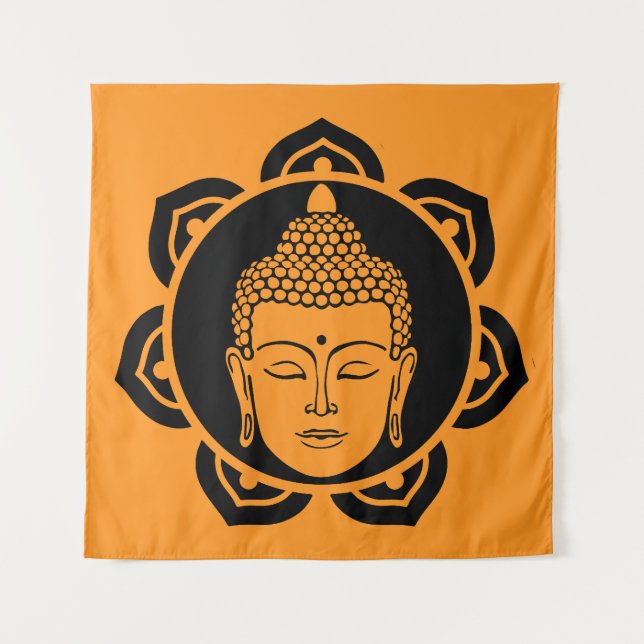 Tapete De Parede Decoração do lar budista (Frente)