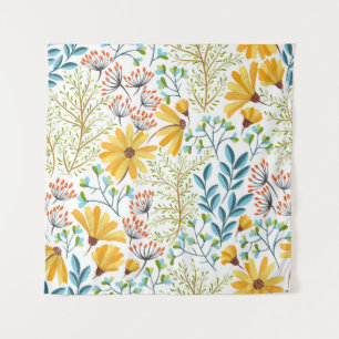 Tapete De Parede Decoração floral, decorativa e sem costura colorid