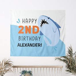 Tapete De Parede Decoração personalizada de aniversário de 2 anos d
