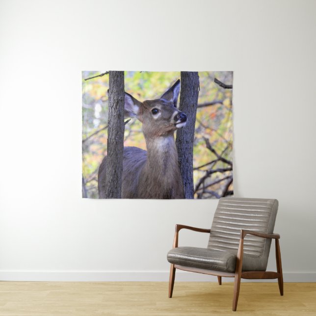 Tapete De Parede Deer in the Woods (In Situ (Horizontal))