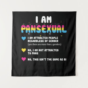 Tapete De Parede Definição Pansexual - Orgulho gay engraçado LGBT