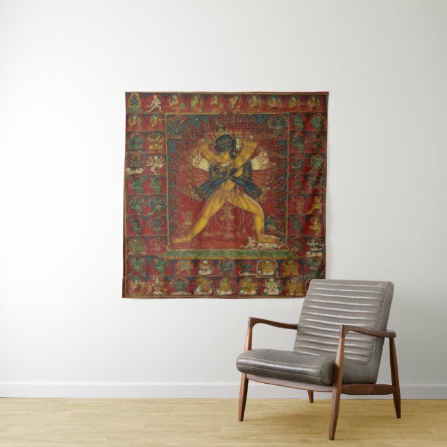 Tapete De Parede Deity Kalachakra budista (In Situ)
