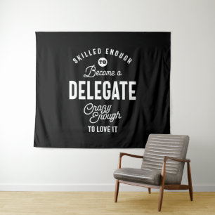 Tapete De Parede Delegar Cargo Título Tee Gift Mens Womens