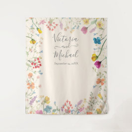 Tapete De Parede Delicar Casamento de Jardim Floral de Flor Selvage