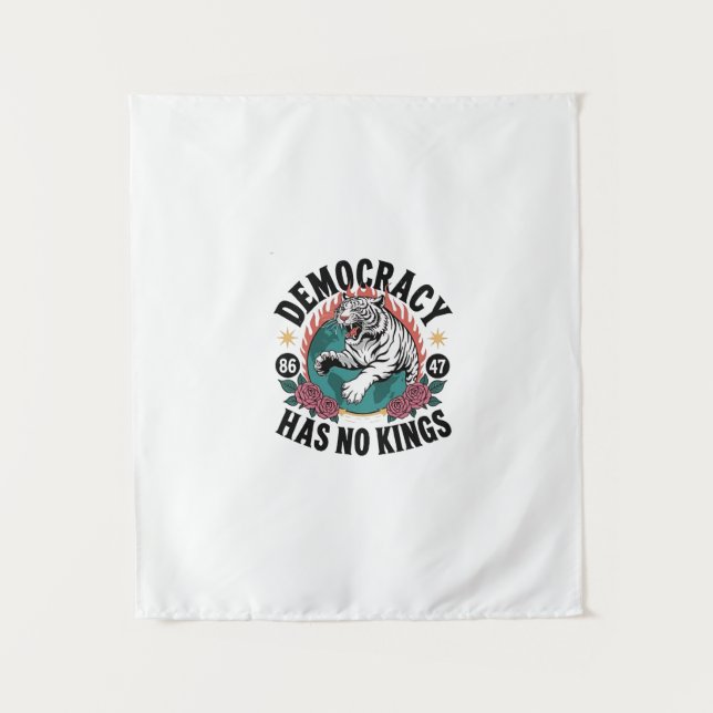 Tapete De Parede Democracia Não Tem Kings 86 47 Tigre (Frente)