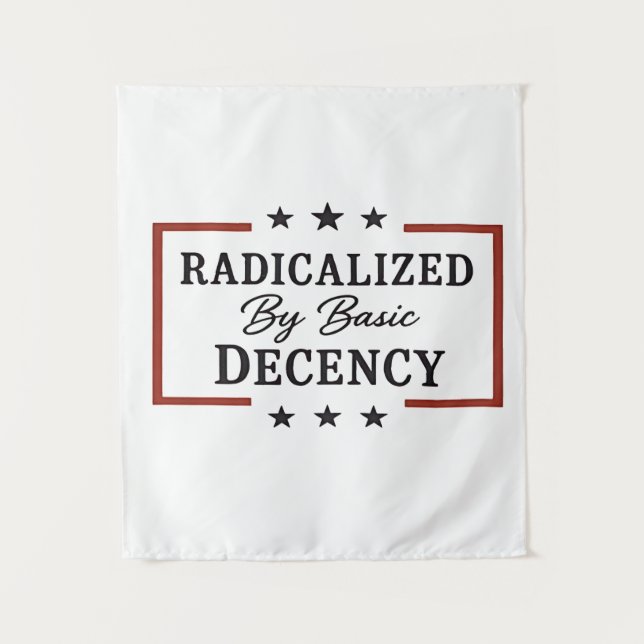 Tapete De Parede Democracia Social Radicalizada Pela Decência Básic (Frente)