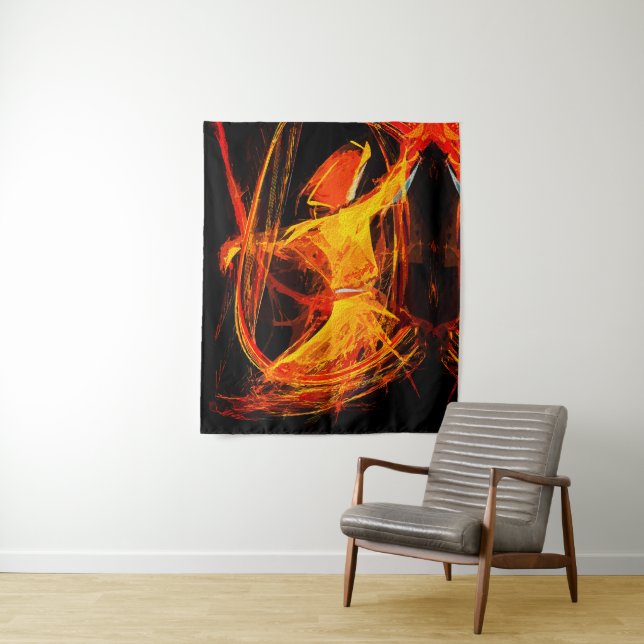 Tapete De Parede Dervixe Giratório Sufi Místico – Arte Abstrata (In Situ)
