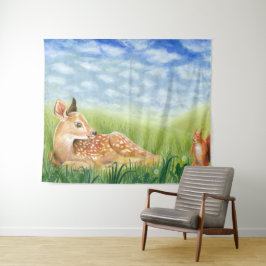 Tapete De Parede Descoberto na Ilustração de Grama