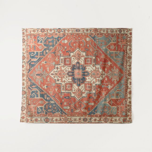 TAPETE DE PAREDE DESIGN DE ANTÍQUICA ORIENTAL (Frente (Horizontal))