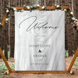 Tapete De Parede Design de Boas-Vindas de Casamento Floresta de Inv