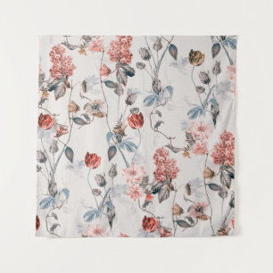 Tapete De Parede design de flor sem costura com girassol claro