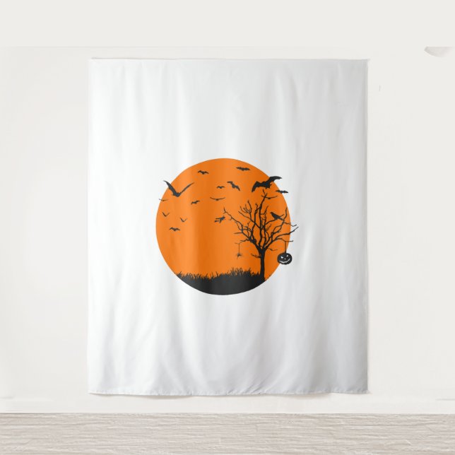 Tapete De Parede Design de Halloween Landscape Halloween (Frente)