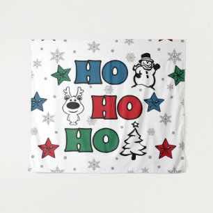 Tapete De Parede Design de Natal Ho-Ho
