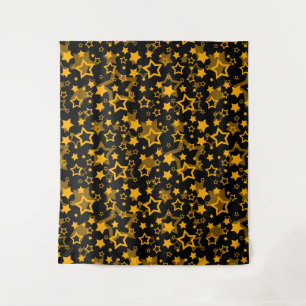 Tapete De Parede Design de Padrão de Leitura de Estrelas de ouro
