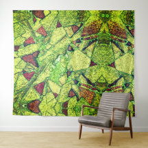 Design de pedra vulcânica, pintada, de cor amarelo
