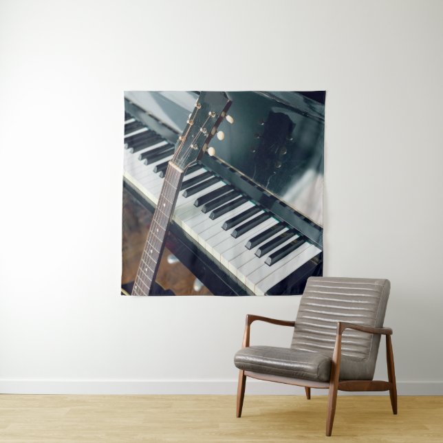 Tapete De Parede Design de Piano Bonito (In Situ)