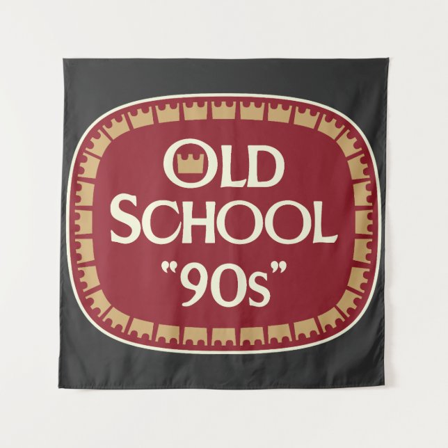 Tapete De Parede Design de Rótulo Old School 90s Malt Liquor 40oz (Frente)