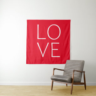 Tapete De Parede Design de texto de amor