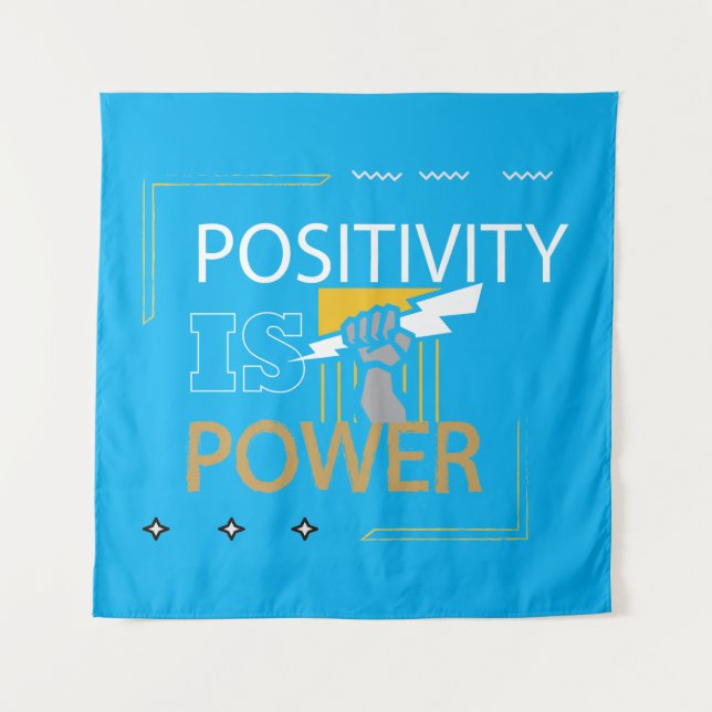 Tapete De Parede Design forte e motivado (Frente)