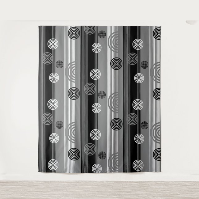 Tapete De Parede Design moderne en Noir et Blanc (Frente)