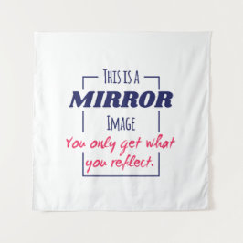 Tapete De Parede Design Motivacional de Mentalidade de Reflexo no E