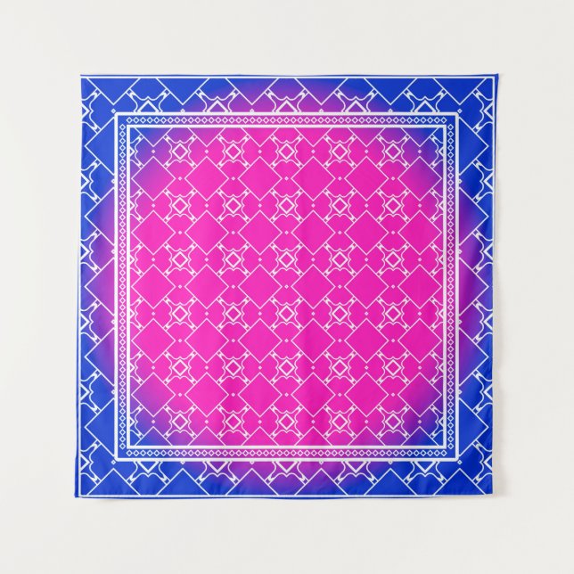 Tapete De Parede Design with abstract hand drawn geometric pattern  (Frente)