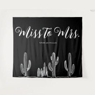 Tapete De Parede Despedida de Solteira Cactus Boho Moderna de Miss