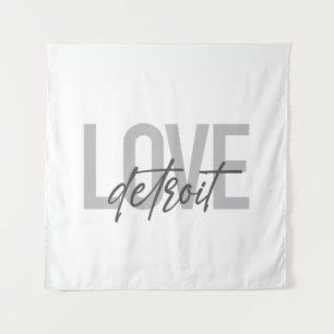Tapete De Parede Detroit de amor moderno, simples, legal, design ur