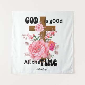 Tapete De Parede Deus é bom o tempo todo dizer cristão